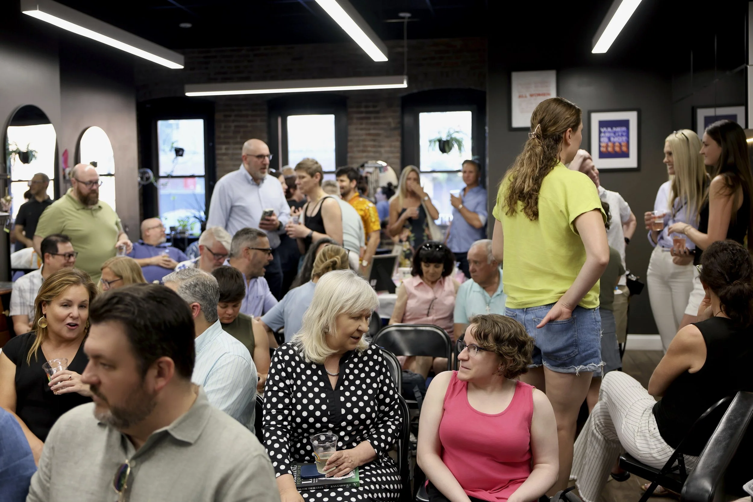 Jenn Garofolo at the book launch celebration in Back Bay, Boston, June 13, 2026